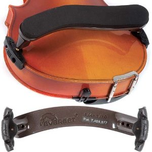Everest Brown ES Series 1/4-1/10 Violin Adjustable Shoulder Rest